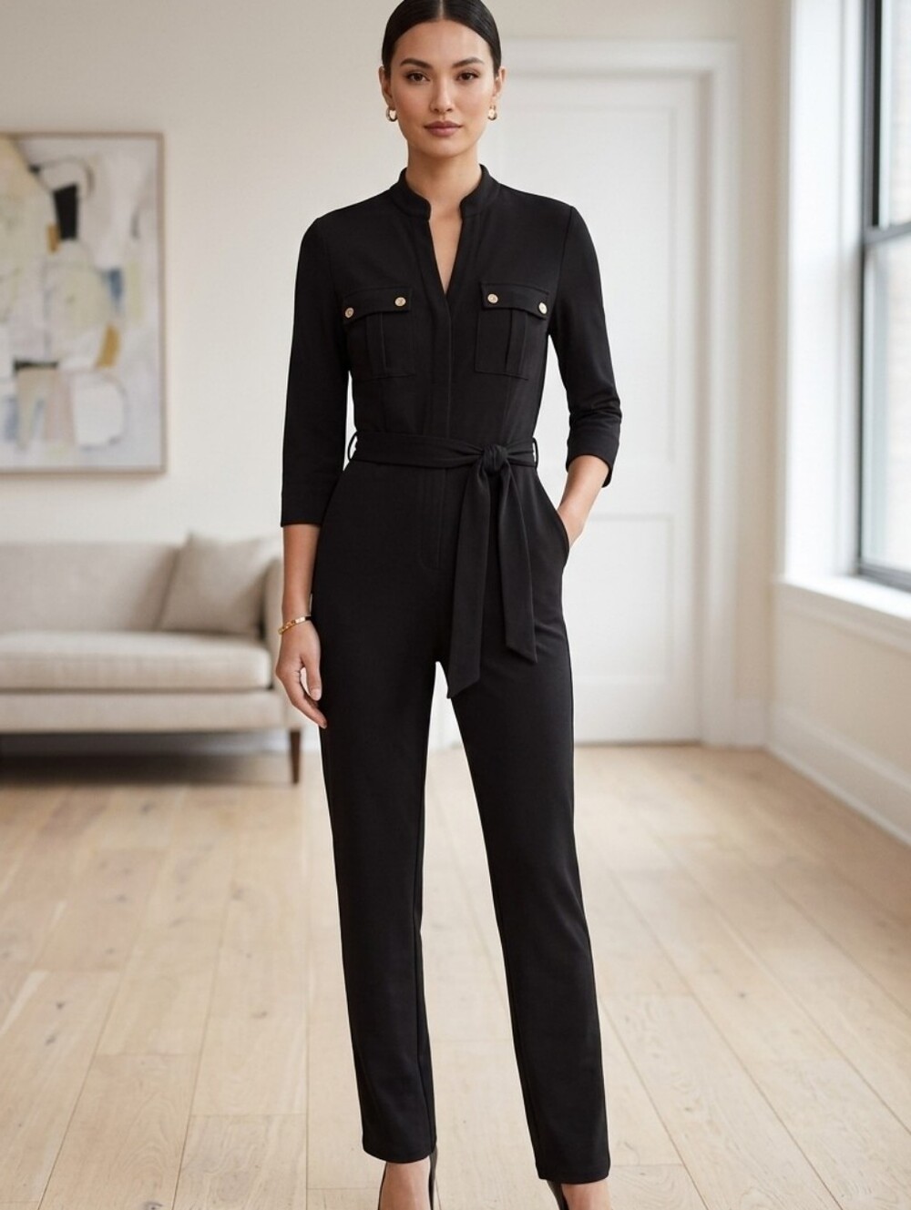 Dynamite 100% Rayon Jumpsuit